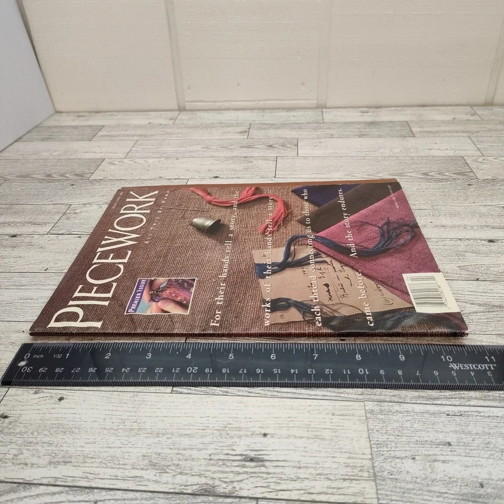 Piecework Magazine March April 1993 Hand Sewing Craft‎ Patterns Back Issue